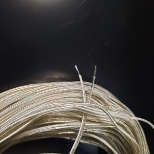 Premium Quality Transparent Original Copper jumper Wire with Silver Plating 24 SWG, Ideal for Neon Sign work where invisible wire required specially on transparent background of neon sign.
